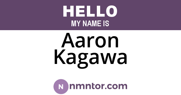 Aaron Kagawa
