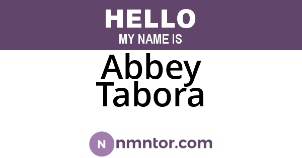 Abbey Tabora
