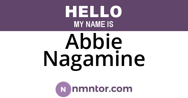 Abbie Nagamine
