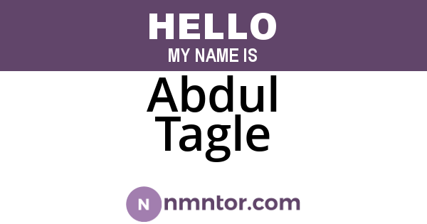 Abdul Tagle
