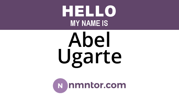 Abel Ugarte