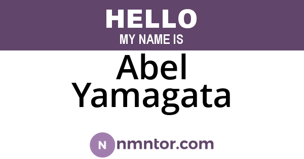 Abel Yamagata