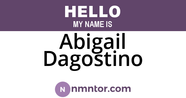Abigail Dagostino
