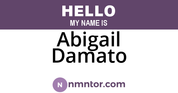 Abigail Damato