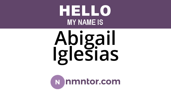 Abigail Iglesias