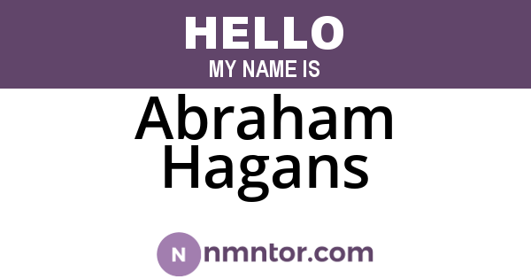 Abraham Hagans