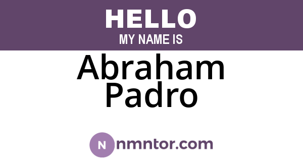Abraham Padro