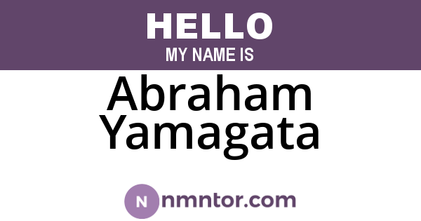 Abraham Yamagata