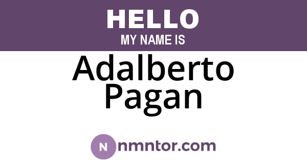 Adalberto Pagan