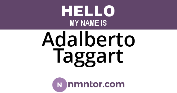 Adalberto Taggart