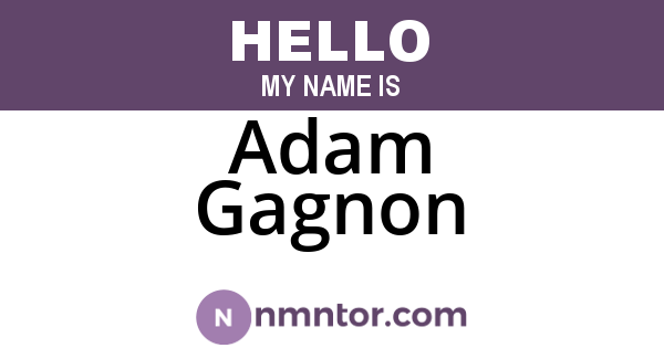 Adam Gagnon