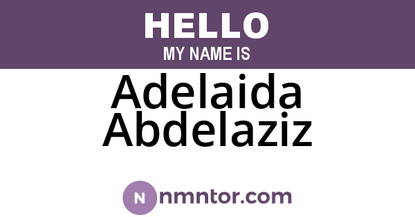 Adelaida Abdelaziz