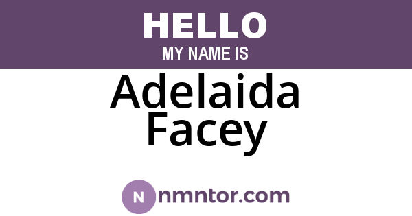 Adelaida Facey