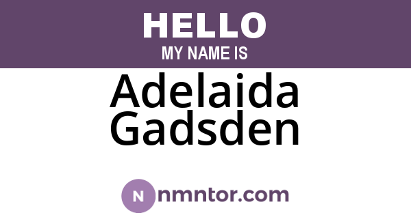 Adelaida Gadsden