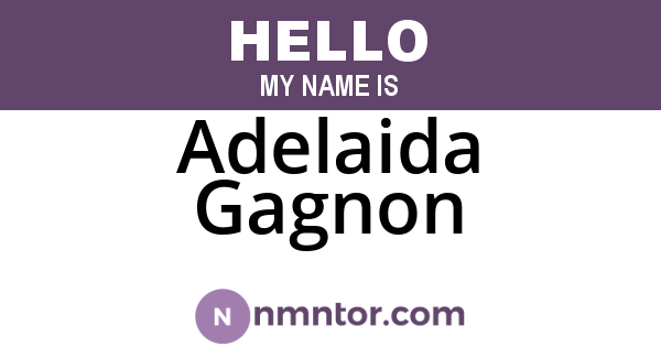 Adelaida Gagnon