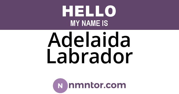 Adelaida Labrador