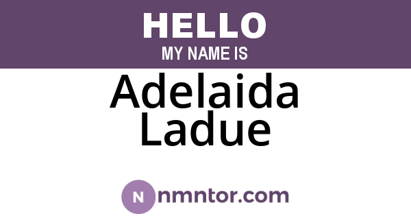 Adelaida Ladue