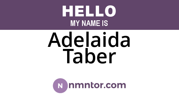 Adelaida Taber