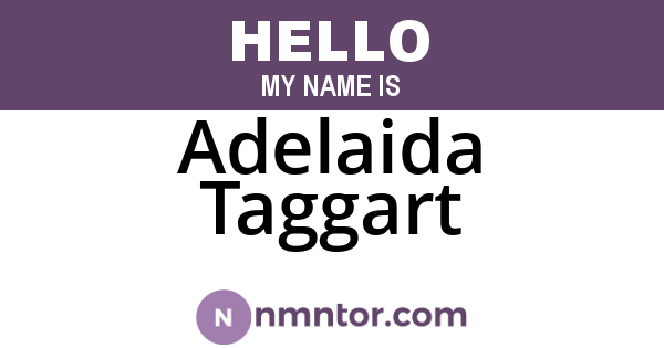 Adelaida Taggart