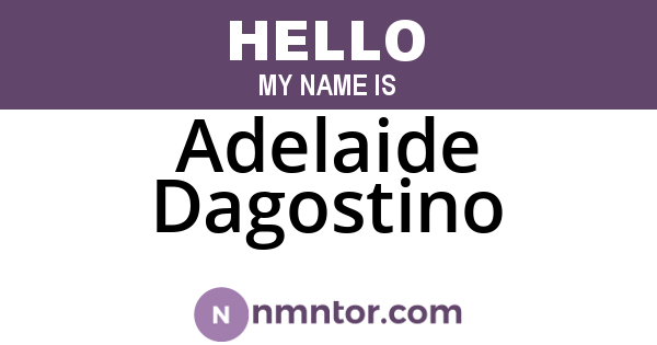 Adelaide Dagostino