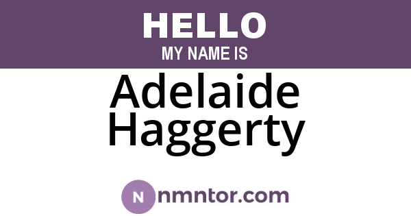 Adelaide Haggerty