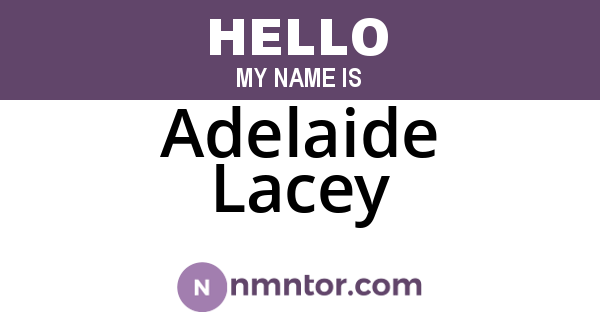 Adelaide Lacey
