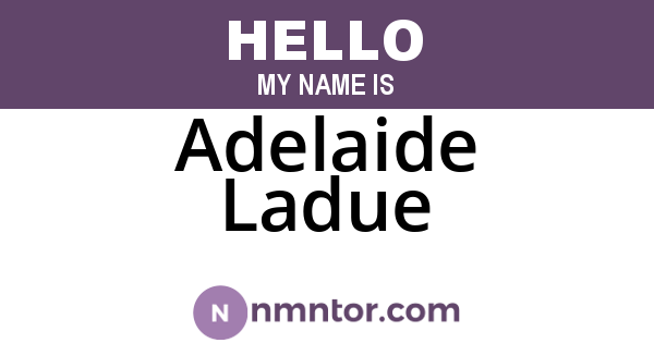 Adelaide Ladue