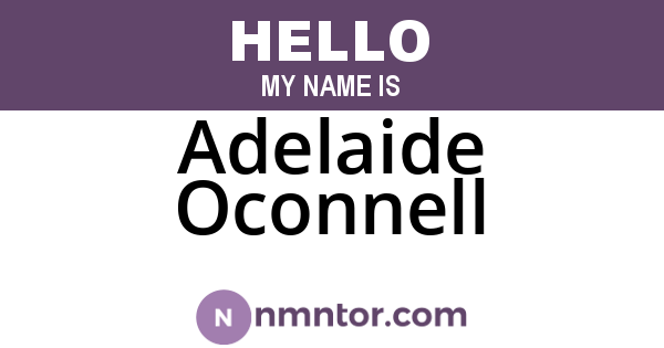 Adelaide Oconnell