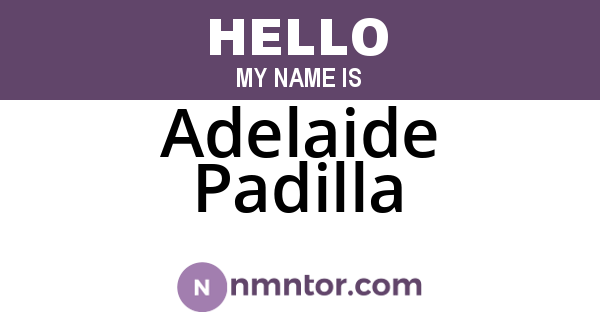 Adelaide Padilla