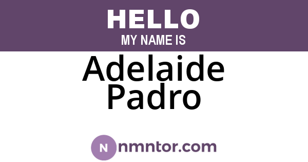 Adelaide Padro