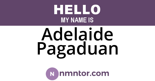 Adelaide Pagaduan