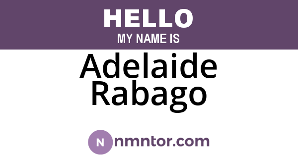 Adelaide Rabago