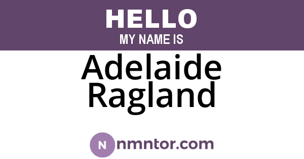 Adelaide Ragland