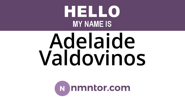Adelaide Valdovinos