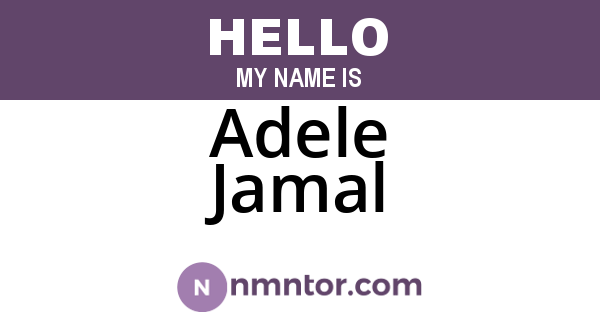 Adele Jamal