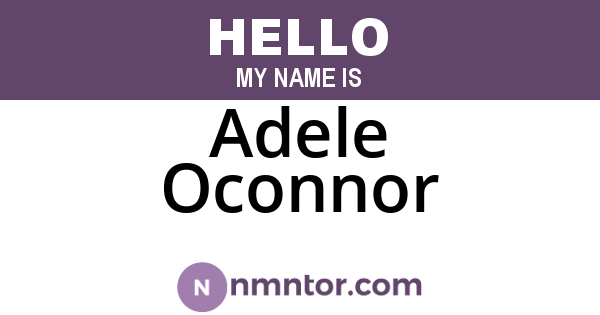 Adele Oconnor