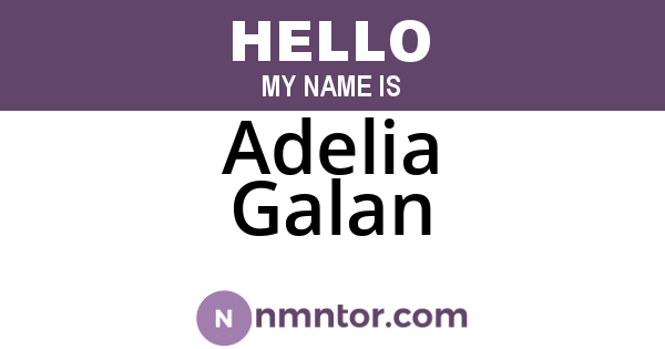 Adelia Galan