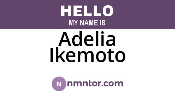 Adelia Ikemoto