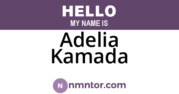 Adelia Kamada