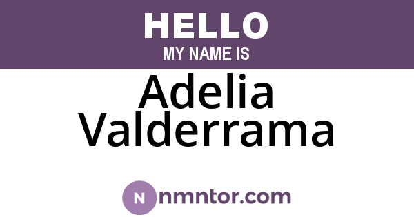 Adelia Valderrama