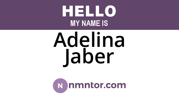 Adelina Jaber