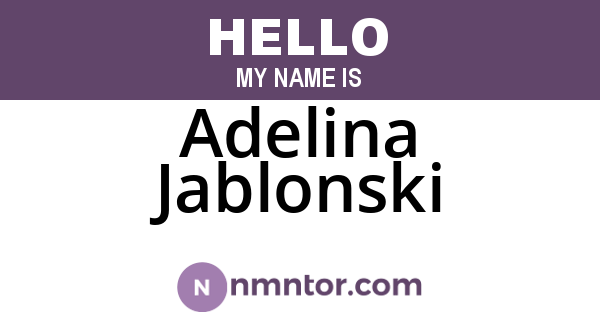 Adelina Jablonski