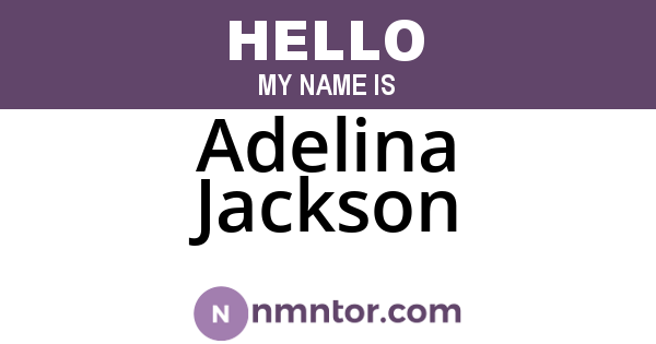 Adelina Jackson