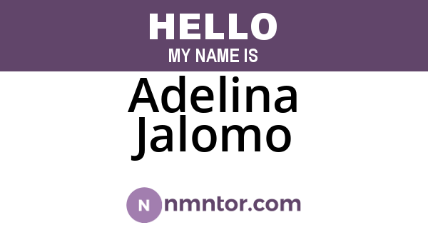 Adelina Jalomo