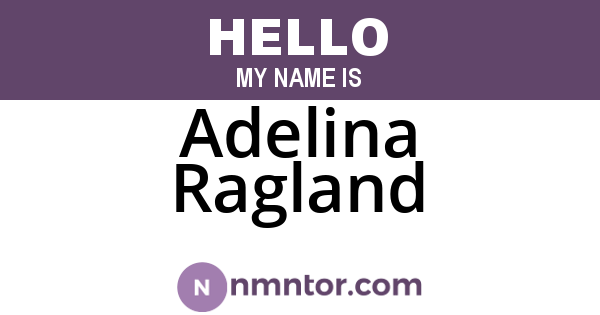 Adelina Ragland