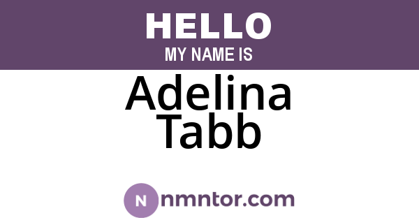 Adelina Tabb
