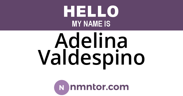 Adelina Valdespino
