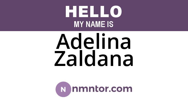 Adelina Zaldana