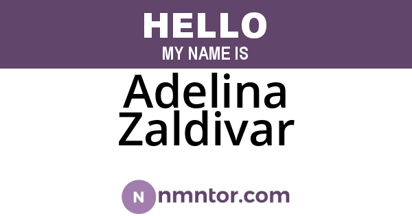 Adelina Zaldivar