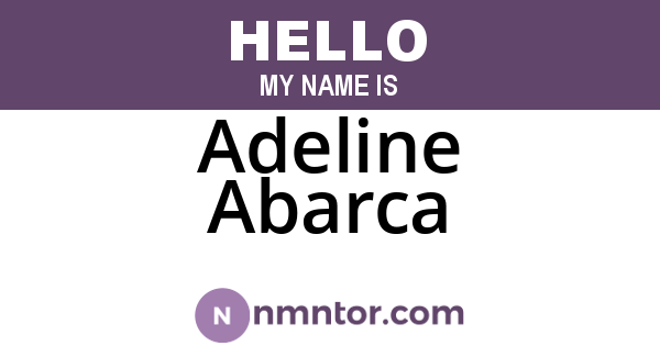 Adeline Abarca